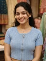 Indo-Western Front Zip Stylish Top - Image 2