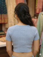 Indo-Western Front Zip Stylish Top - Image 3