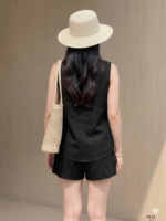Linen-Blend Sleeveless Co-ord Sets - Image 3
