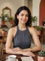 Cable-Knit Halter-Neck Top