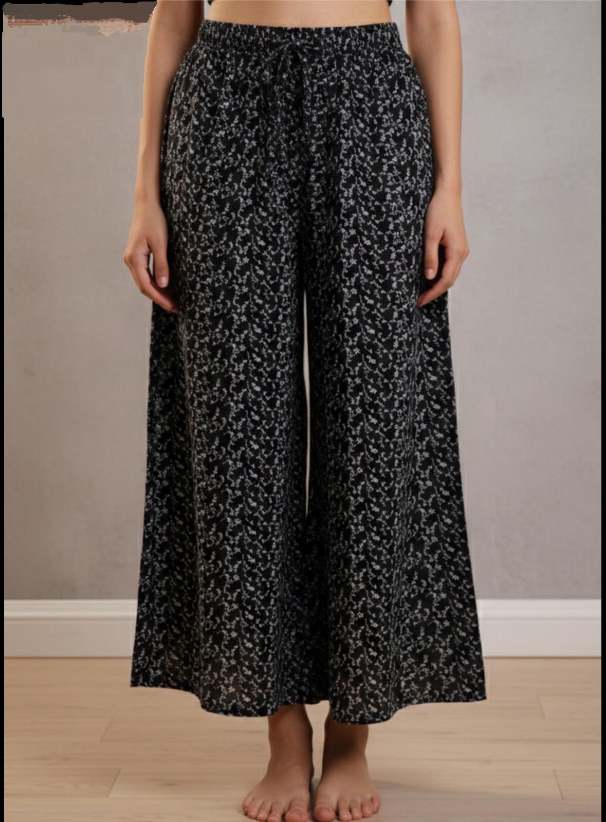 WhatsApp Image 2026-03-28 at 3.49.36 PM (2) The Nightshade Floral Palazzo - Image 1