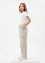 High-Waisted Cargo Pants - Image 2