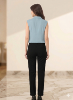 Sleeveless V-Neck Tie-Front Top - Image 2