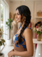 Soft Knit Halter Sleeveless Top - Image 3