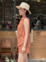 Linen-Blend Sleeveless Co-ord Sets - Image 2