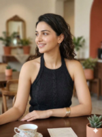 Cable-Knit Halter-Neck Top - Image 2