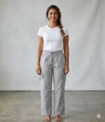 High-Waisted Cargo Pants