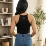 "HICE" Graphic Halter Crop Top - Image 3