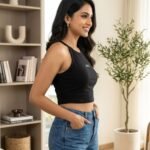 "HICE" Graphic Halter Crop Top - Image 2